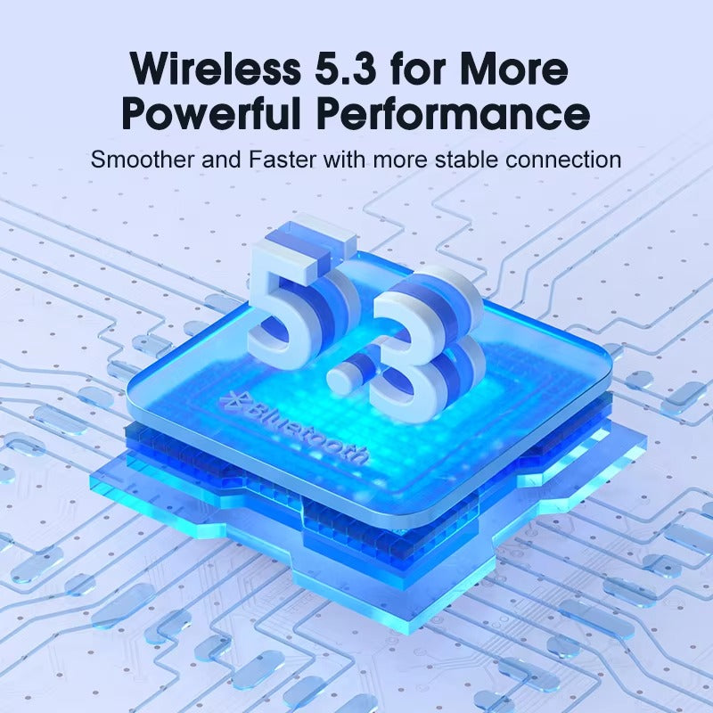 High Performance ANC Wireless Earbuds Bluetooth 5.3 – 4 Mic ENC, 68ms Low Latency, Touch Control, 30H Playtime, IPX5 Waterproof TWS Headphones