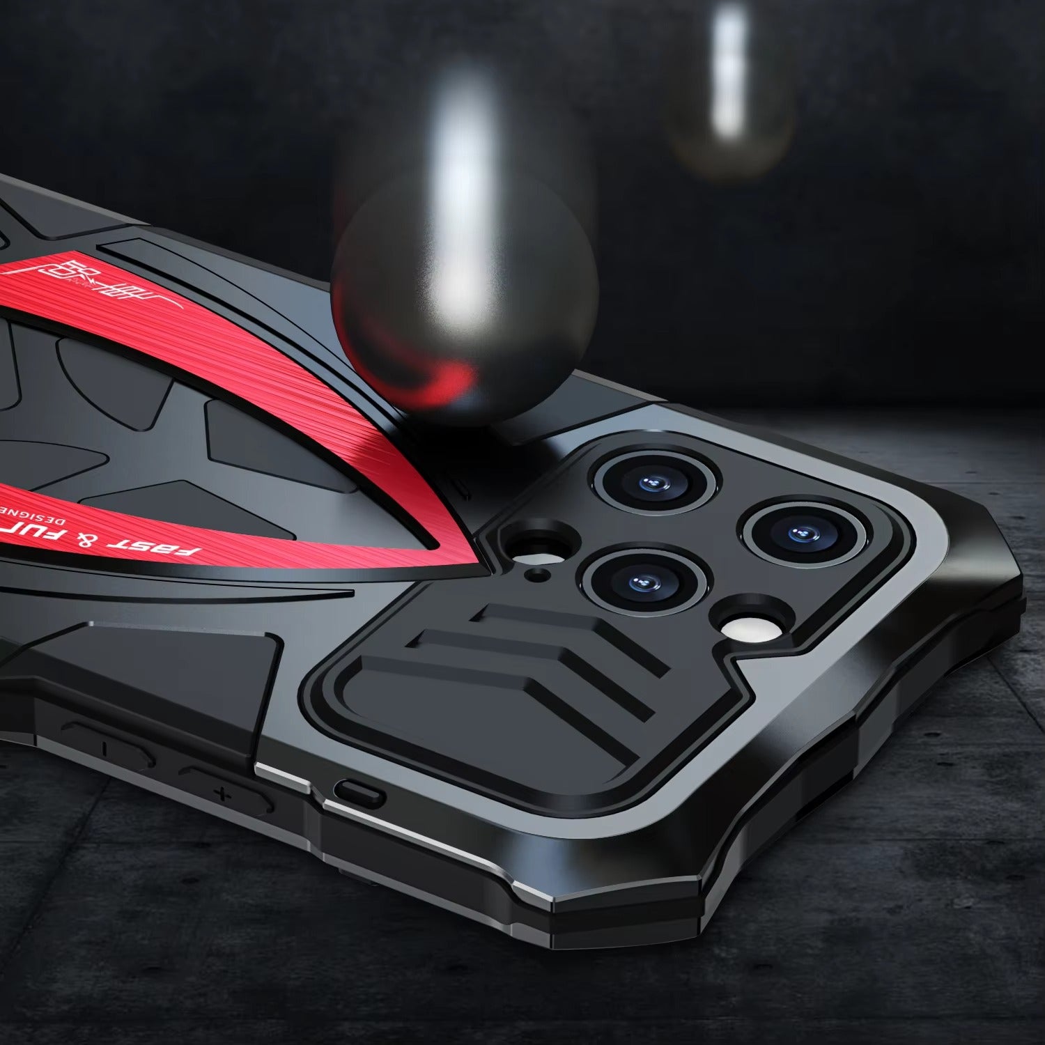 Robust Apple iPhone Case, MagSafe Compatible, Camera Lens & Screen Protection, Ultra Thin, Shockproof, Magnetic Full All Around Cover – 360° Full-Dome Armor Metal Case with Aluminum Bumper & Hybrid Rugged Protection