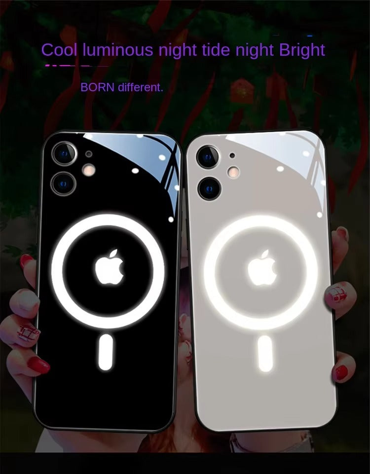 Premium Apple iPhone Case, MagSafe Compatible, Camera Lens and Screen Protection, Ultra Thin, Shockproof, Magnetic, Full All Around Protection, Flash Call LED Cover