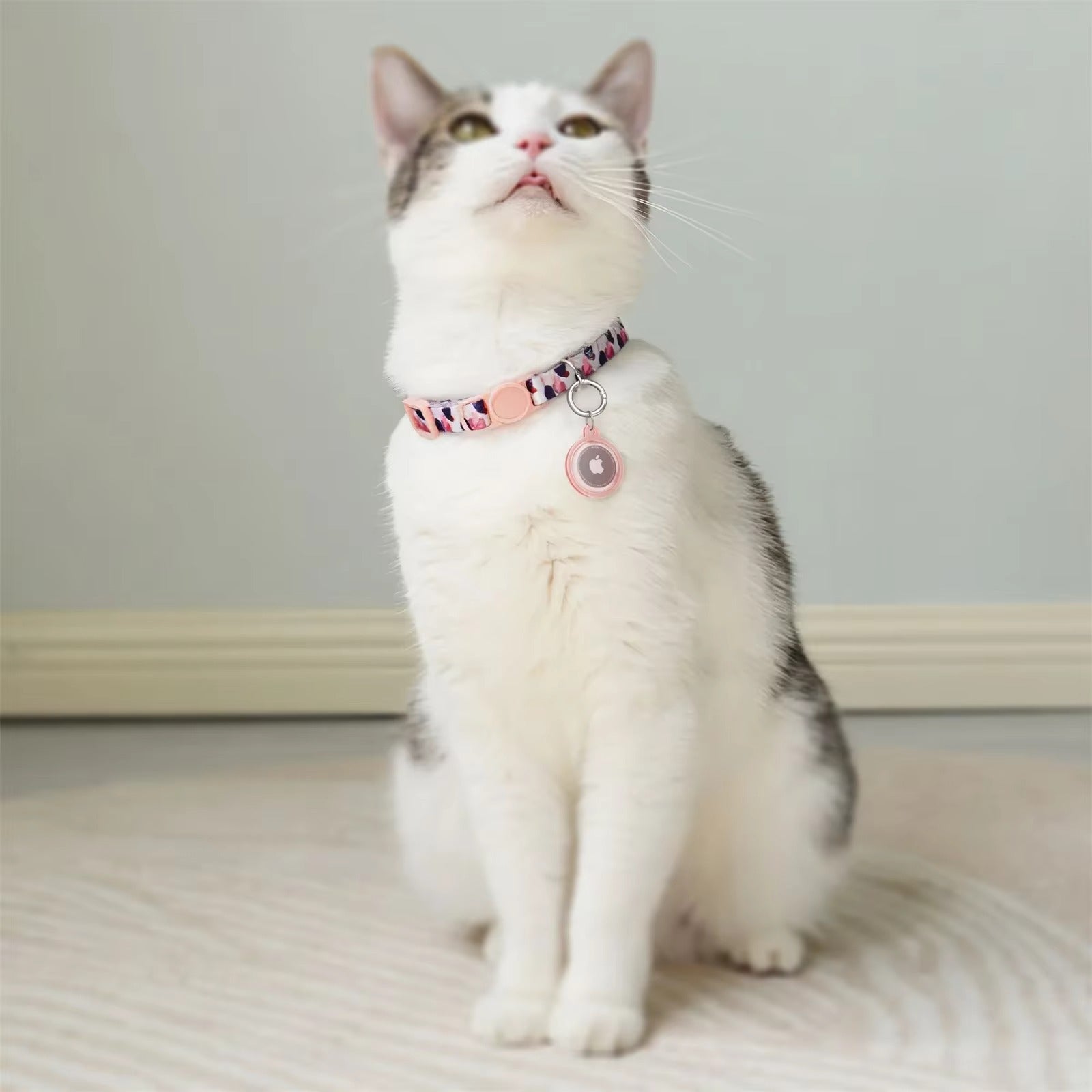 Premium Transparent Waterproof TPU AirTag Case – Full Protective Shell with Anti-Lost Keychain, Shockproof Pet Collar Tracker Cover