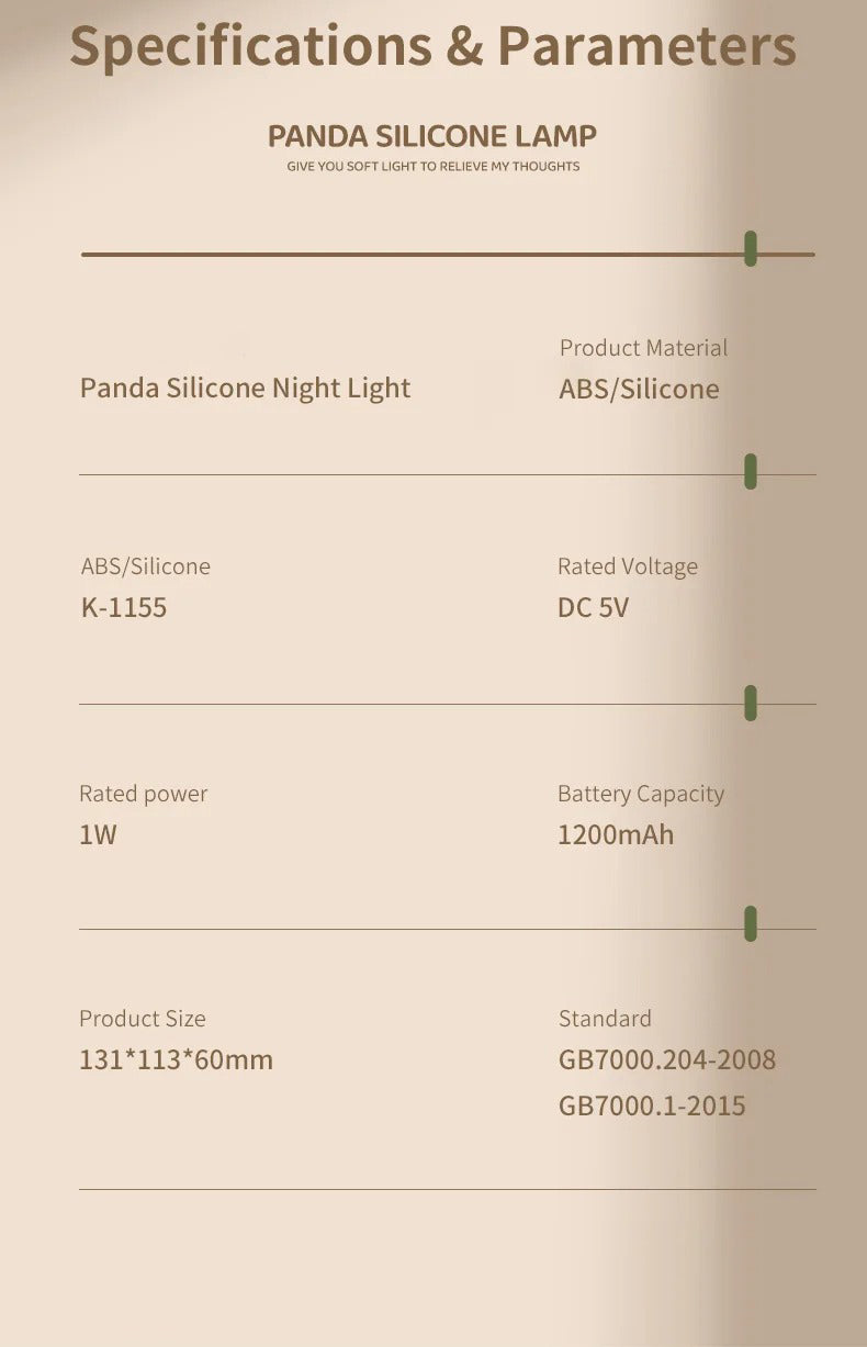 Premium Cute Animal LED Night Light – Touch Sensor, USB Rechargeable Silicone Lamp, 3 Brightness Levels, 30-Min Timer, Bedside Kids Room Decor, Portable & Soft Glow