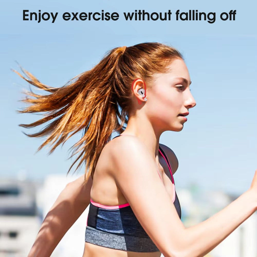 High-Quality Silicone Ear Hooks for AirPods Pro, 3 – Secure Fit Anti-Fall Accessories for Bluetooth Headphones, 1–6 Pairs Sport Ear Holder for Running & Gym