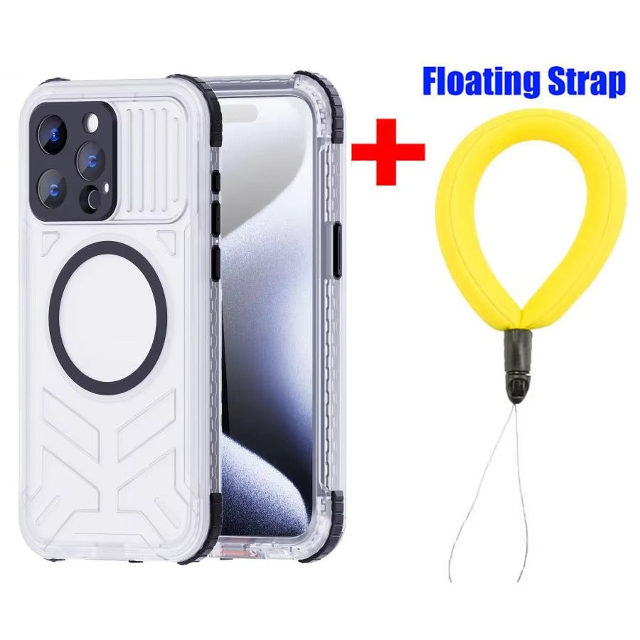 Luxury Apple iPhone Case MagSafe Compatible, Camera Lens & Screen Protection, Cover with IP68 Sealed Sport Design