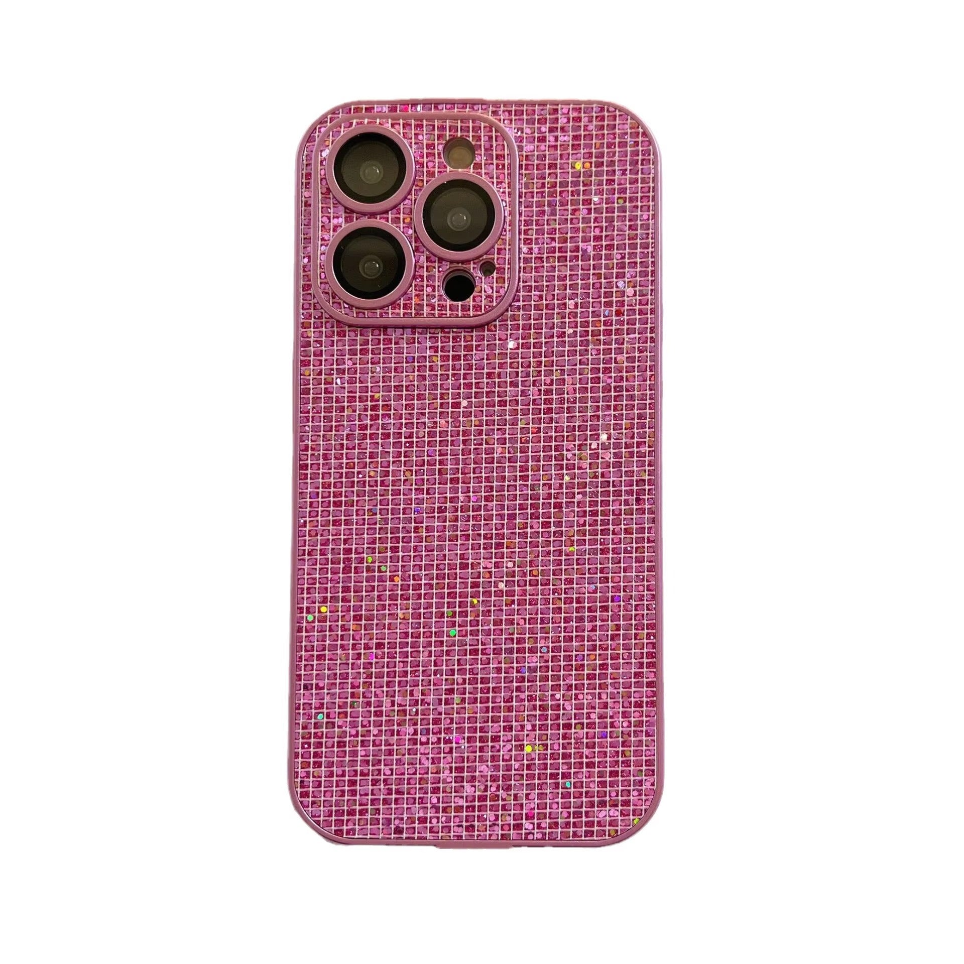 Luxury Apple iPhone Case, MagSafe Compatible, Camera Lens & Screen Protection, Ultra Thin, Shockproof, Magnetic Full All Around Cover – Glitter Diamond Rhinestone Case with Lens Guard for Stylish Bling Protection
