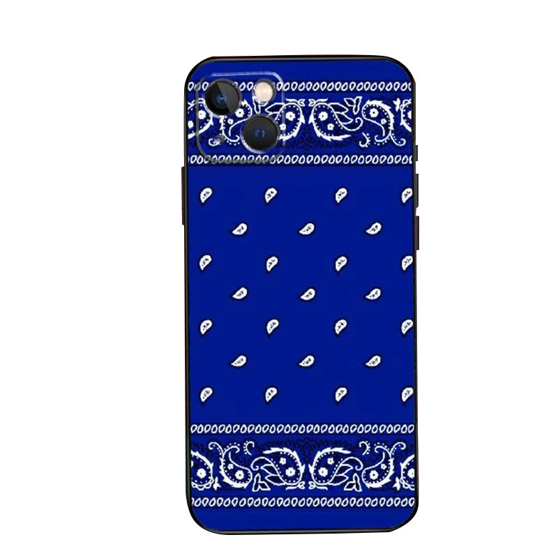 Luxury Apple iPhone Case, MagSafe Compatible, Camera Lens and Screen Protection, Ultra Thin, Shockproof, Magnetic, Full All Around Protection, Bandana Paisley Cover