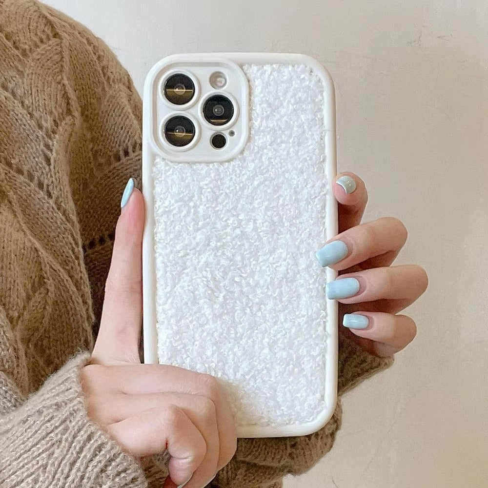 Luxury Apple iPhone Case, MagSafe Compatible, Camera Lens & Screen Protection, Ultra Thin, Shockproof, Magnetic Full All Around Cover – Plush Liquid Silicone Winter Case with Fine Camera Hole & Soft Back Protection