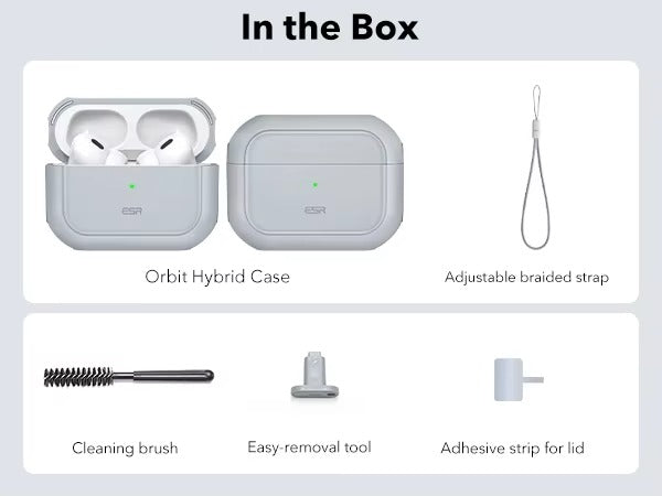 Premium MagSafe Case for AirPods Pro 2, with Lanyard, Compatible with AirPods Pro Series 2023, 2022, 2019 (USB-C & Lightning)