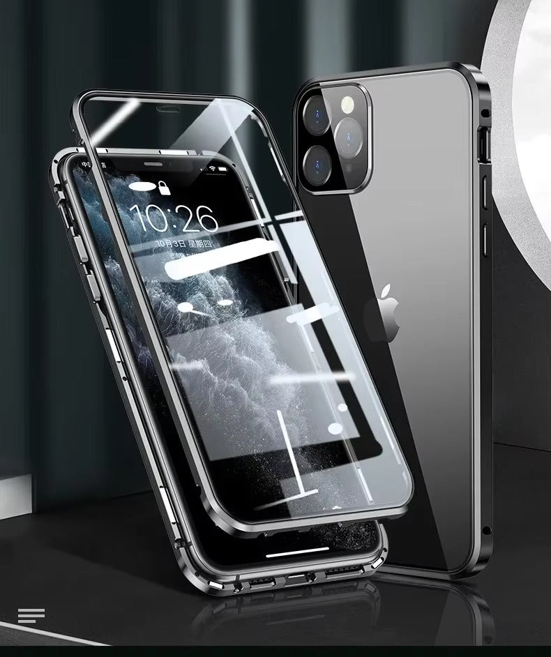 High Quality Apple iPhone Case Compatible, Camera & Screen Protection, Ultra Thin Magnetic Full All Around Protection Cover