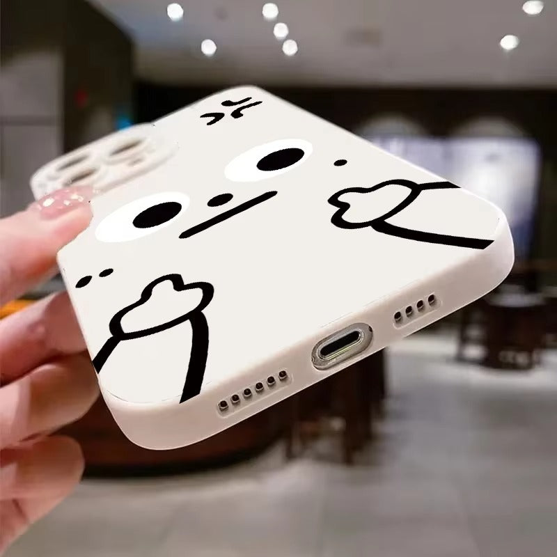 Premium Apple iPhone Case, MagSafe Compatible, Camera Lens and Screen Protection, Ultra Thin, Shockproof, Magnetic, Full All Around Protection, Cartoon Finger Soft Cover