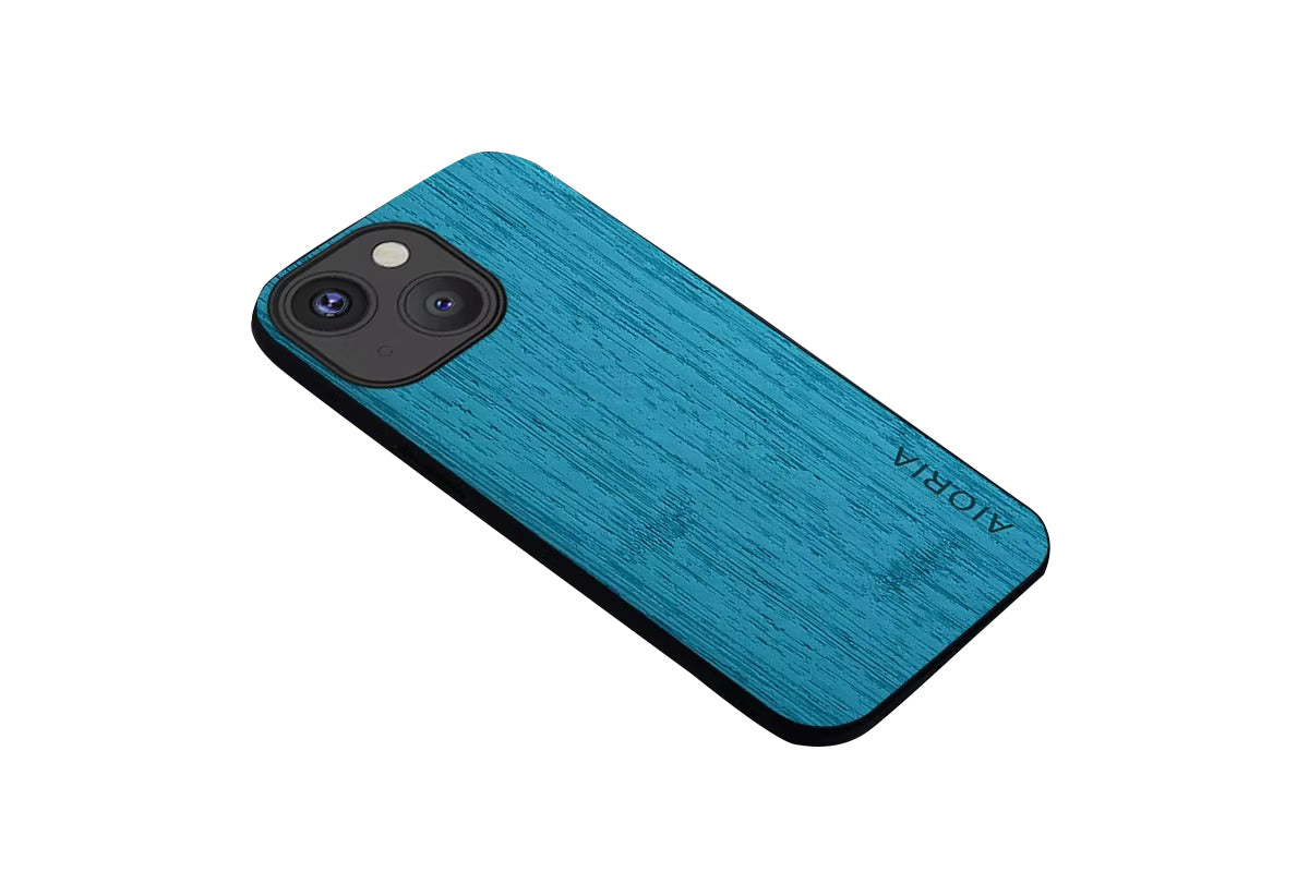 Premium Wood Grain iPhone Case MagSafe Compatible Ultra Thin Magnetic with Smooth Brown Texture and Metallic Frame Design