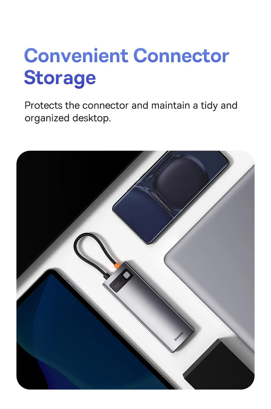 High Quality USB-C Hub Adapter – Type-C to HDMI, USB 3.1, 10Gbps, RJ45 Ethernet, Laptop, Tablet, USB-C Devices