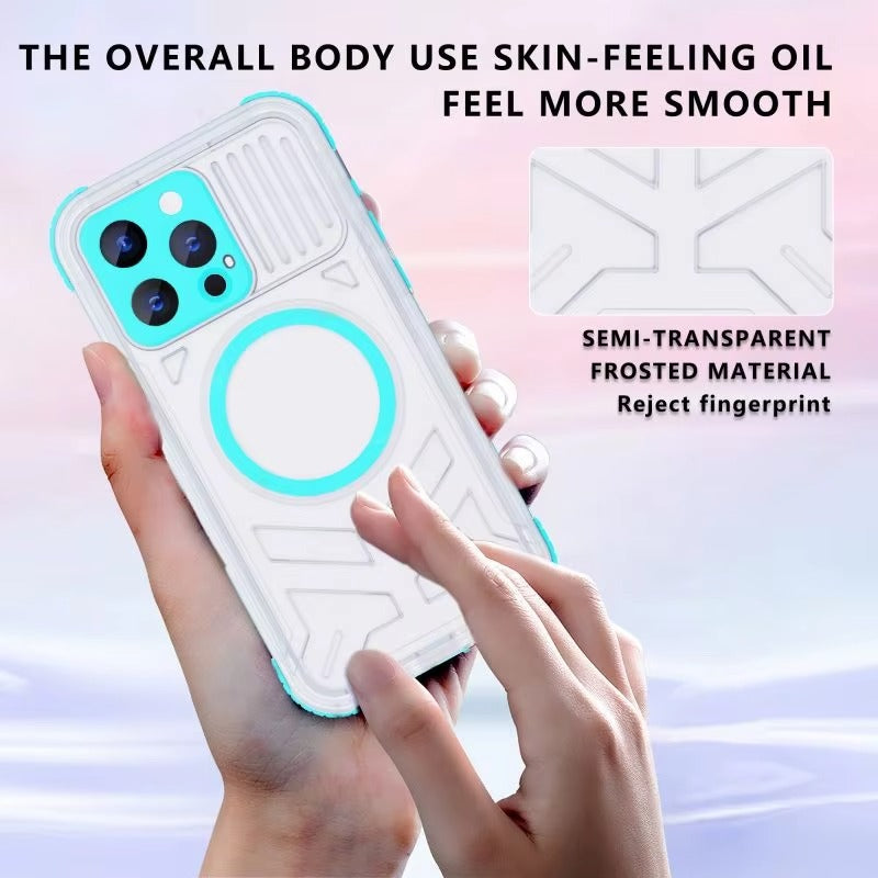 Luxury Apple iPhone Case MagSafe Compatible, Camera Lens & Screen Protection, Cover with IP68 Sealed Sport Design