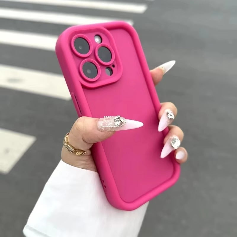 Luxury Apple iPhone Case, MagSafe Compatible, Camera Lens & Screen Protection, Ultra Thin, Shockproof, Magnetic Full All Around Cover – Candy Color Silicone Case with Soft Touch Finish & Full Protection