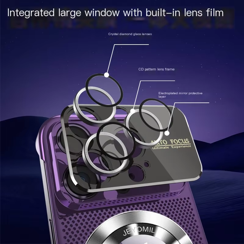 High Quality Apple iPhone Case Camera Lens Screen Protection, Ultra Thin Shockproof Magnetic Full All Around Protection Cover