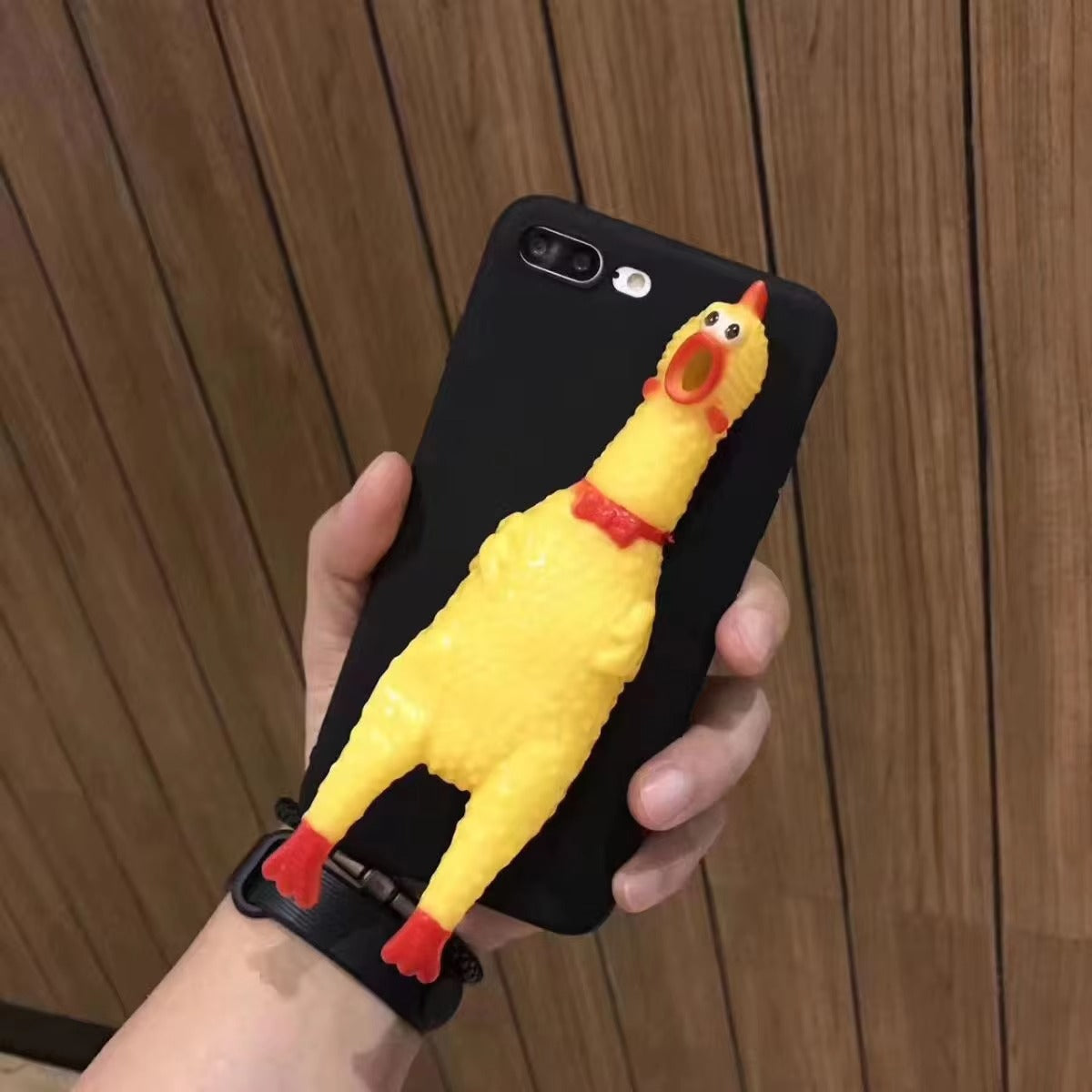 Premium Apple iPhone Case, MagSafe Compatible, Camera Lens and Screen Protection, Ultra Thin, Shockproof, Magnetic, Full All Around Protection, 3D Scream Chicken Cover