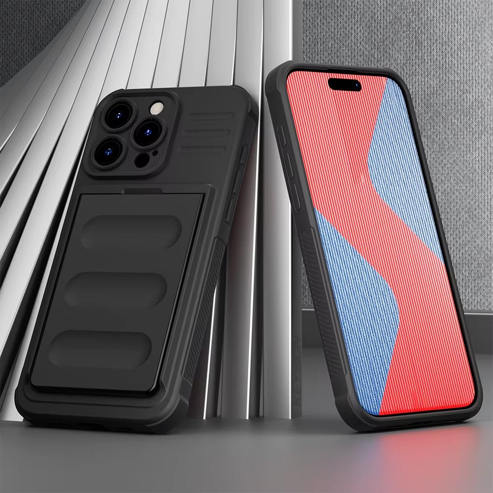 Robust Apple iPhone Case, MagSafe Compatible, Camera Lens and Screen Protection, Ultra Thin, Shockproof, Magnetic, Full All Around Protection, Slide Card Armor Cover