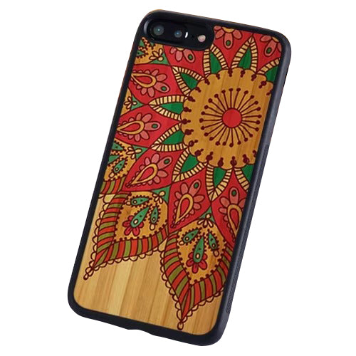 Luxury Apple iPhone Case, MagSafe Compatible, Camera Lens Protection, Magnetic, Full All Around Protection, Bamboo Wood Cover