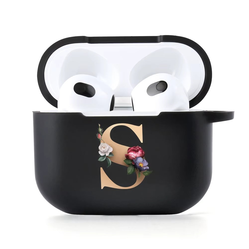 Premium Cute Cartoon Silicone AirPods Case Cover – A, B, C Letters & Fun Designs like Cat, Hearts, Angry Panda, Music Notes, for AirPods Pro 2, Pro, 3, 1/2