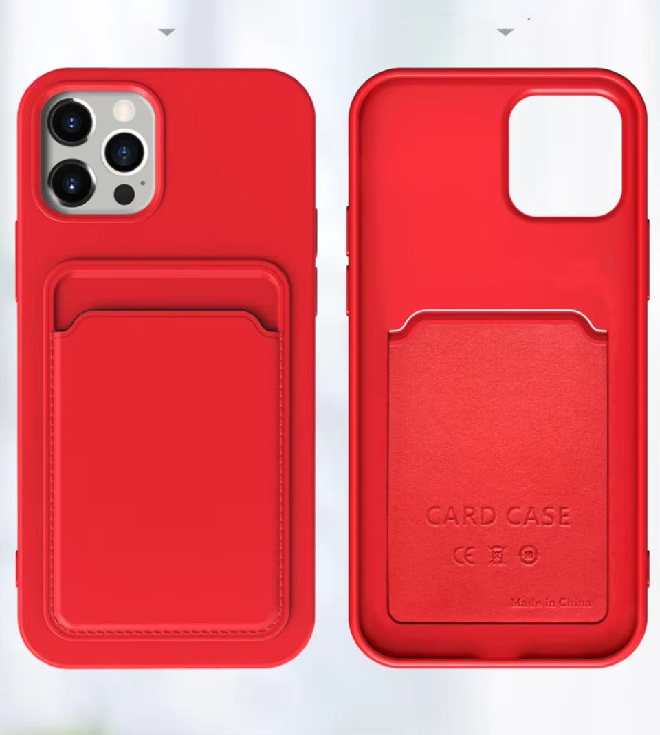 Premium Apple iPhone Case, MagSafe Compatible, Camera Lens and Screen Protection, Ultra Thin, Shockproof, Magnetic, Full All Around Protection, Frosted Card Pocket Cover