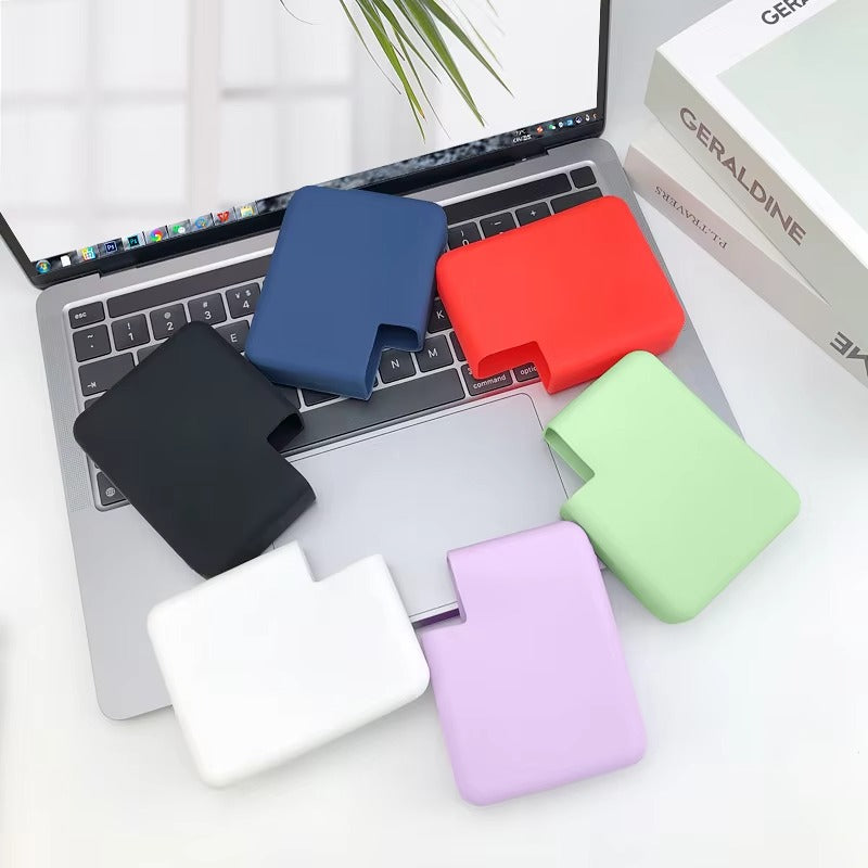 Premium Silicone Charger Case for MacBook Power Adapter – Soft Protective Cover for 140W, 96W, 87W, 85W, 67W, 61W, 60W, 45W, 35W, 30W, 29W USB-C Bricks