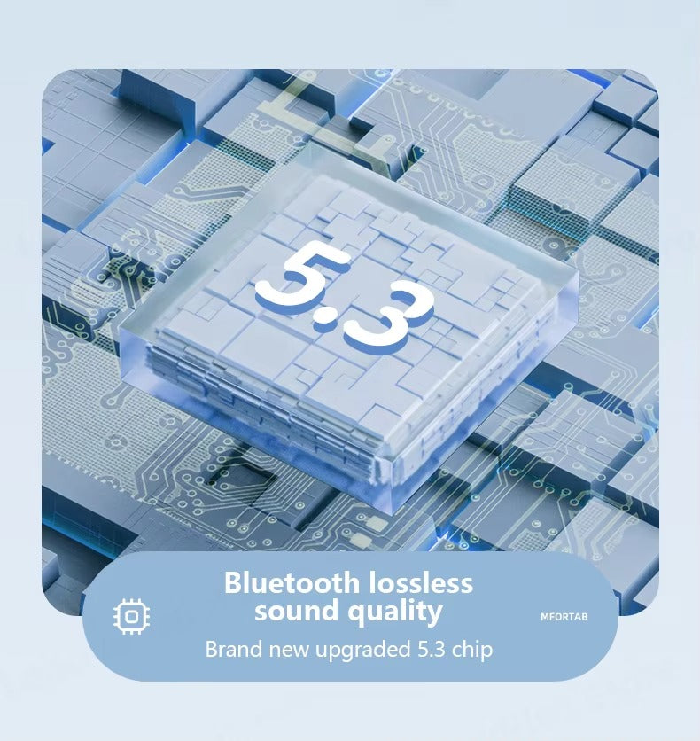 High Quality Wireless Gaming Headphones for iPhone – Bluetooth 5.3 Dual Mode Headset with Mic, Foldable Over-Ear Design