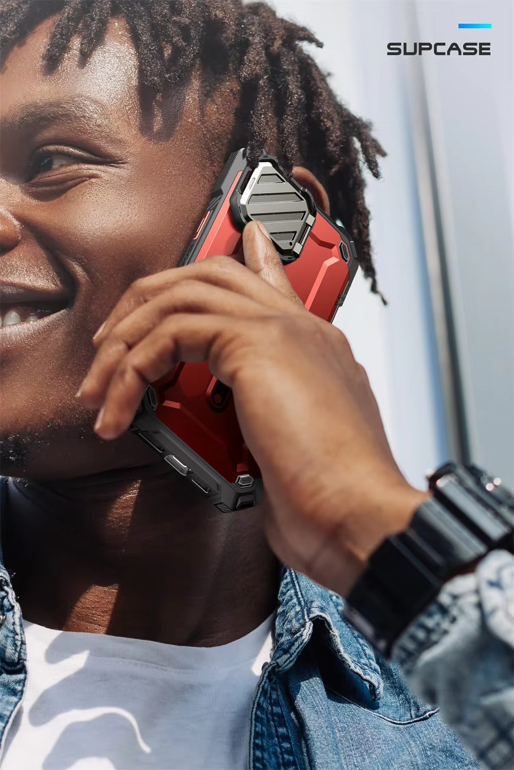 Robust Apple iPhone Case, MagSafe Compatible, Ultra Thin Magnetic Shockproof Cover with Camera Lens Shield, Kickstand Frame