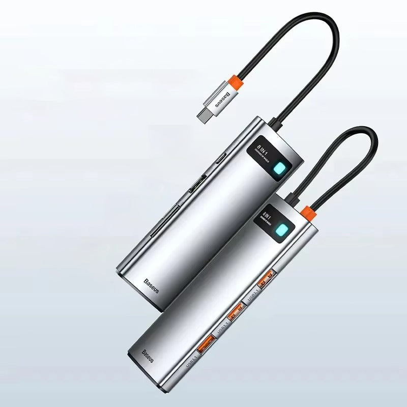 High Quality USB-C Hub Adapter – Type-C to HDMI, USB 3.1, 10Gbps, RJ45 Ethernet, Laptop, Tablet, USB-C Devices