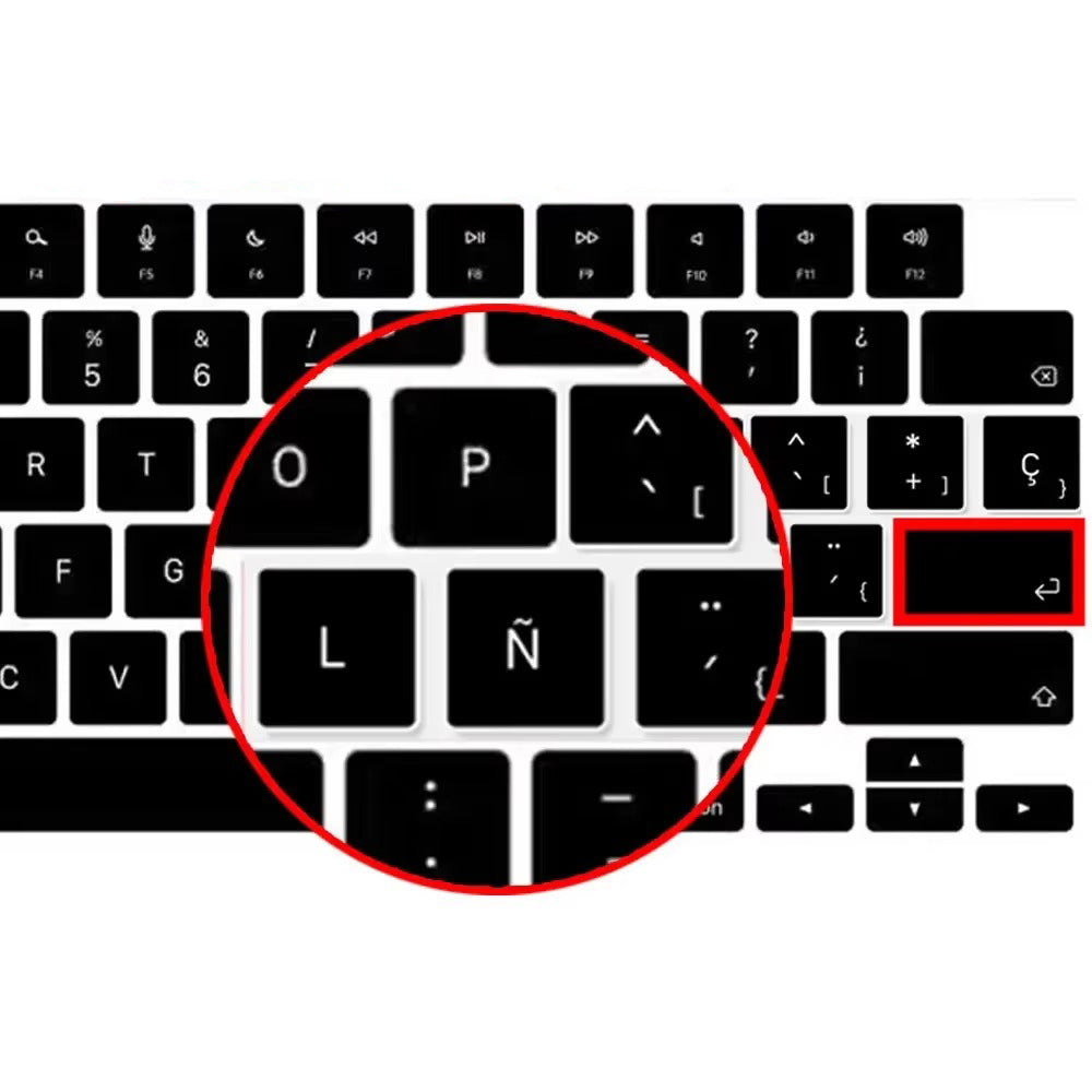 Premium Keyboard Cover for MacBook Air and Pro – Soft Touch Silicone Skin for 12, 13, 13.6, 15, 16 Inch Laptops, Compatible with UK/US Layout, M2/M3 Chip