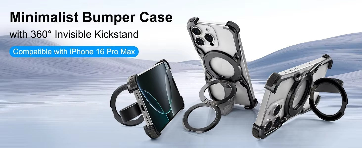 Premium Apple iPhone Case Camera Lens & Screen Protection, Ultra Thin Shockproof Magnetic Full All Around Protection Cover