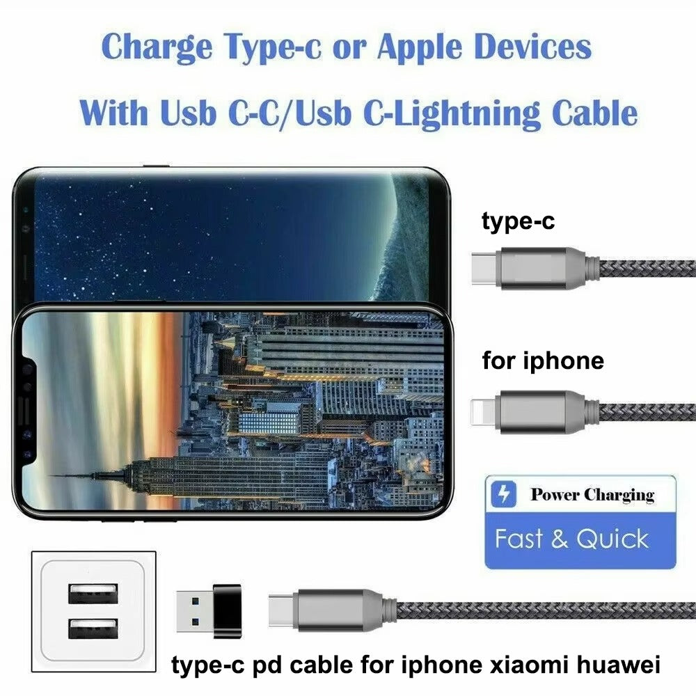 High Quality USB-C Hub Adapter – Type-C to HDMI Type-C Charging Adapter for USB-A DevicesEthernet, Laptop, Tablet, USB-C Devices