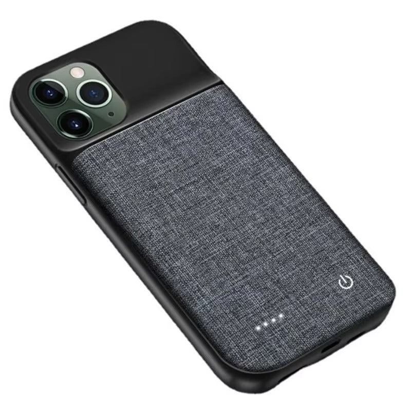 Premium Apple iPhone Case MagSafe Compatible, Camera Lens & Screen Protection, Ultra Thin Shockproof Magnetic Full All Around Protection Cover with 10000mAh Oxford Battery