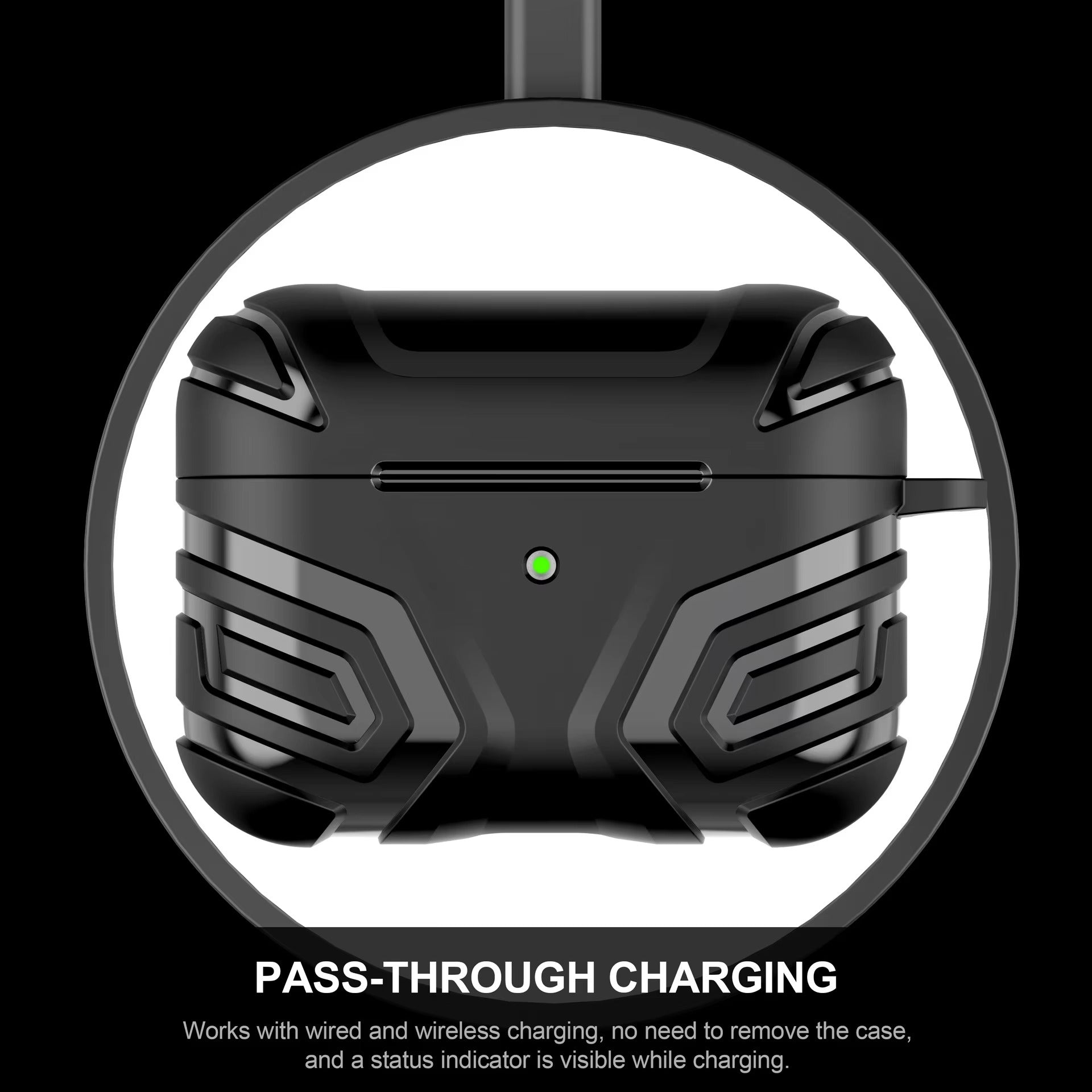 Shockproof Protective Case for AirPods Pro 2, 3 – Wireless Bluetooth Earphone Cover for Apple AirPods, Durable Anti-Drop Shell, Compatible with Pro Series