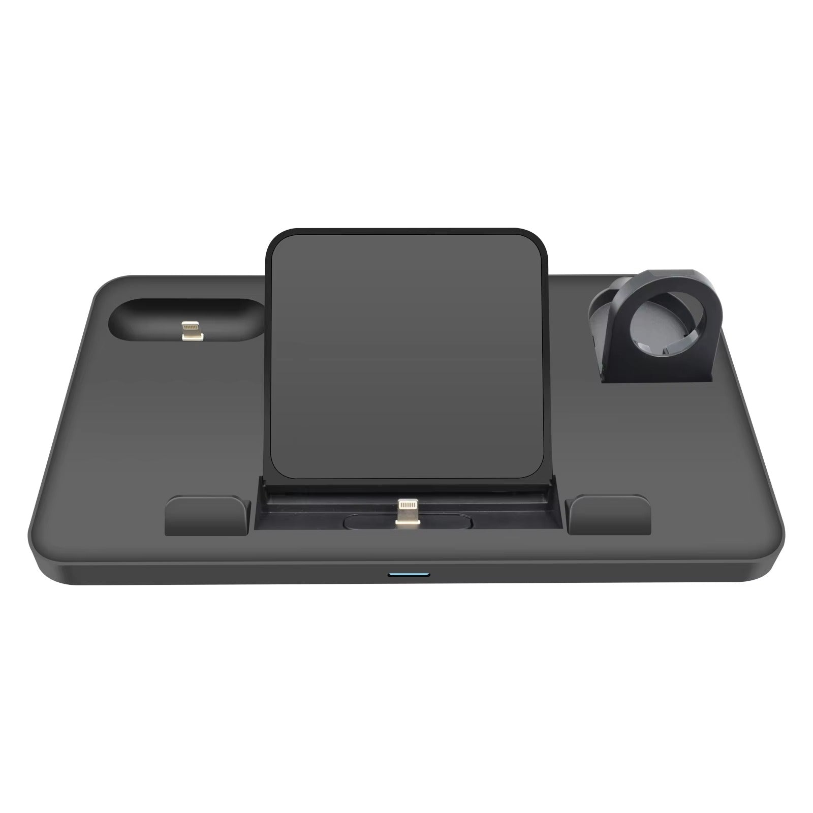 Premium 3 in 1 Charging Station – Portable Type-C Fast Charger Stand and Desk Holder for iPhone, Apple Watch and AirPods with Cable Included