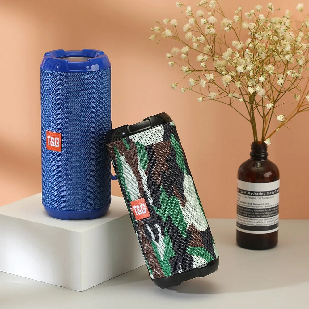 Premium Waterproof Bluetooth Speaker – Portable Wireless Sound Box with Subwoofer Bass, FM Radio, TF Card, USB, Hands-Free Calling, TWS Pairing