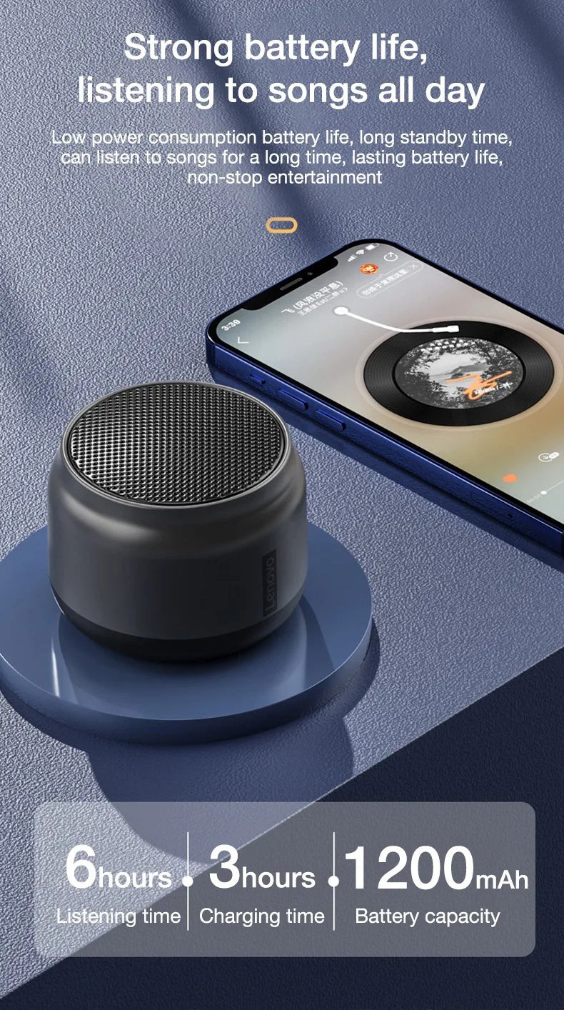 Premium RGB Bluetooth Speaker – Portable Wireless Mini Subwoofer with HiFi Stereo Sound, 360° Surround, TWS Pairing, TF Card, Long Battery Life