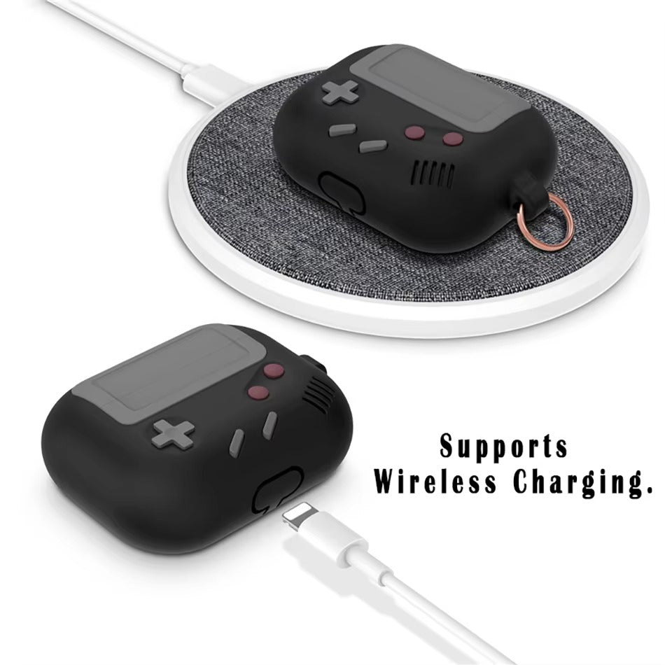 High-Quality Silicone Case for AirPods 3, and Pro – Fun, Game-Inspired Protective Cover, Shockproof Shell for 3rd Gen, Wireless Charging Case