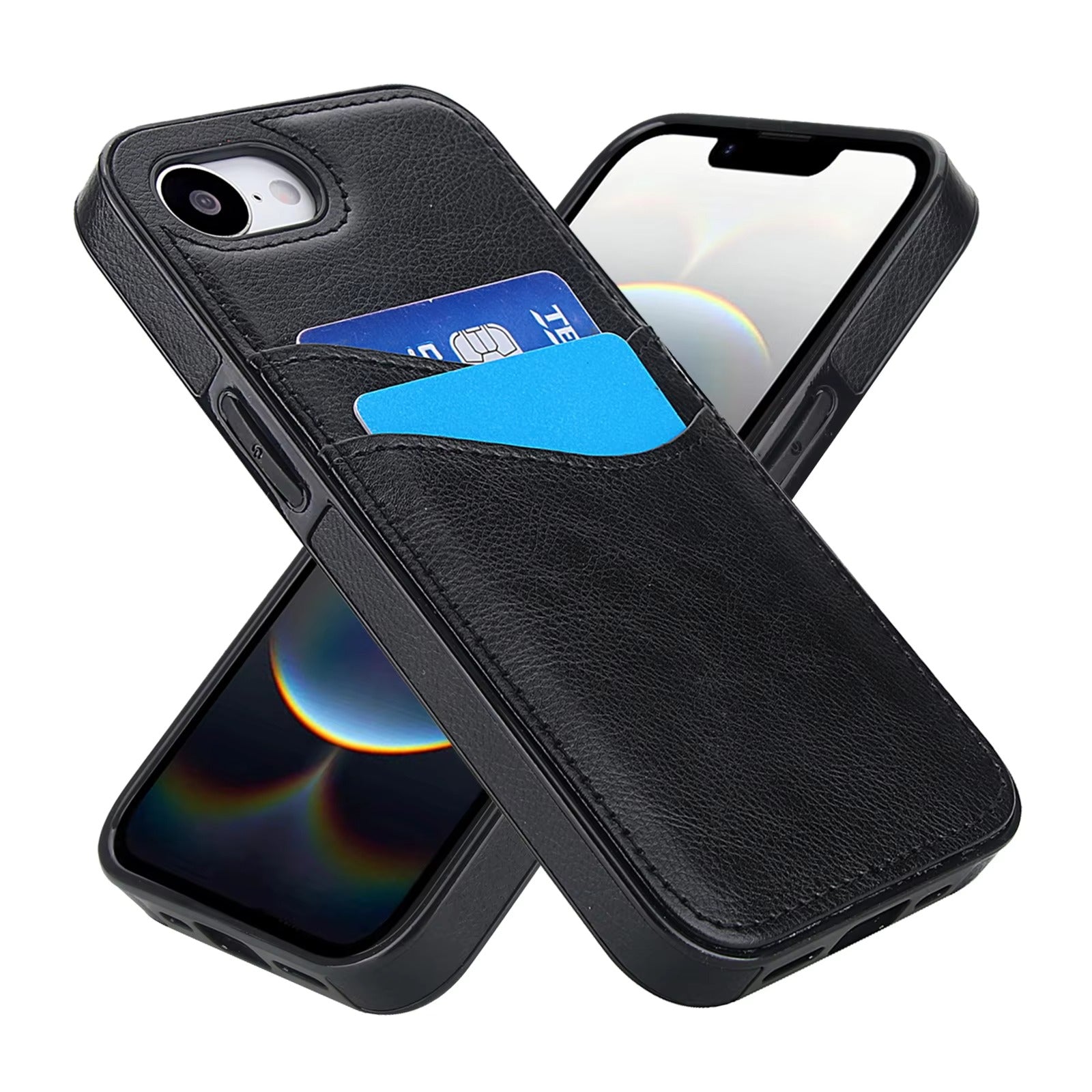 Premium Apple iPhone Case, MagSafe Compatible, Camera Lens and Screen Protection, Ultra Thin, Shockproof, Magnetic, Full All Around Protection, Leather Card Wallet Cover