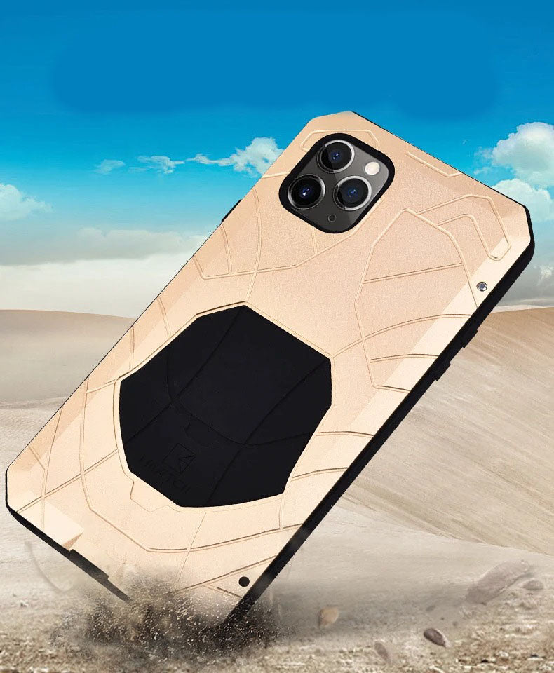 Luxury Apple iPhone Case, MagSafe Compatible, Camera Lens & Screen Protection, Ultra Thin, Shockproof, Magnetic Full All Around Cover – Aluminum Metal & Silicone Case with Dirt-Resistant Shockproof Design