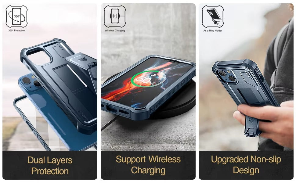 Premium Apple iPhone Case, Camera Protection, Screen Protection, Ultra Thin, Shockproof, Magnetic, Full All Around Protection