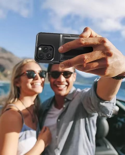 Robust Apple iPhone Case, MagSafe Compatible, Camera Lens and Screen Protection, Ultra Thin, Shockproof, Magnetic, Full All Around Protection, Wallet Card Holder Cover