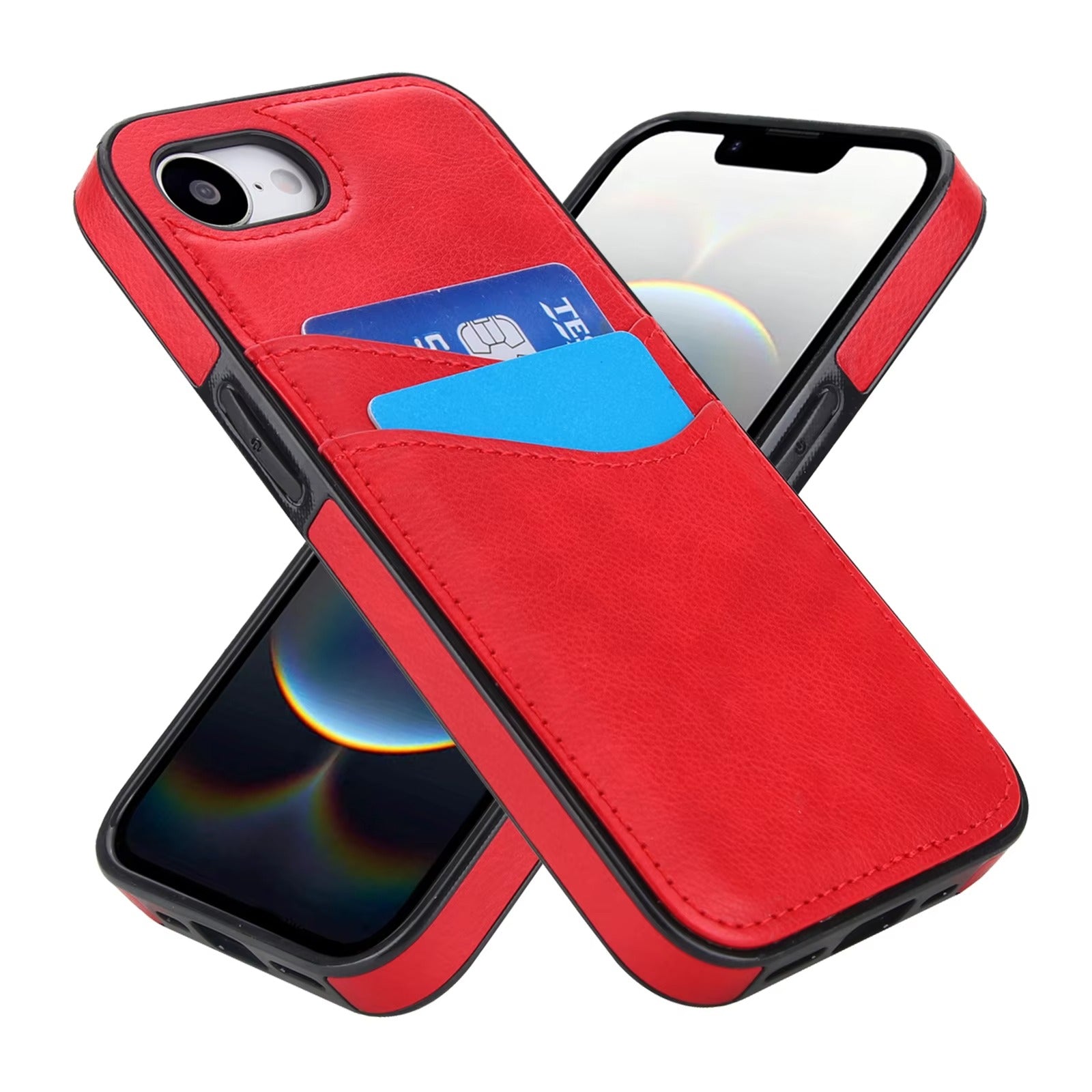 Premium Apple iPhone Case, MagSafe Compatible, Camera Lens and Screen Protection, Ultra Thin, Shockproof, Magnetic, Full All Around Protection, Leather Card Wallet Cover