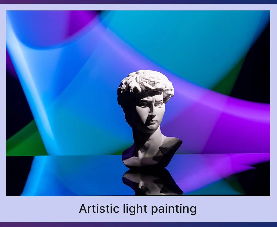 High Quality, Handheld RGB Light Wand – 19.7" LED Stick with Adjustable 2500K–9000K Color, CRI 95+, Apple iPhone and Cameras