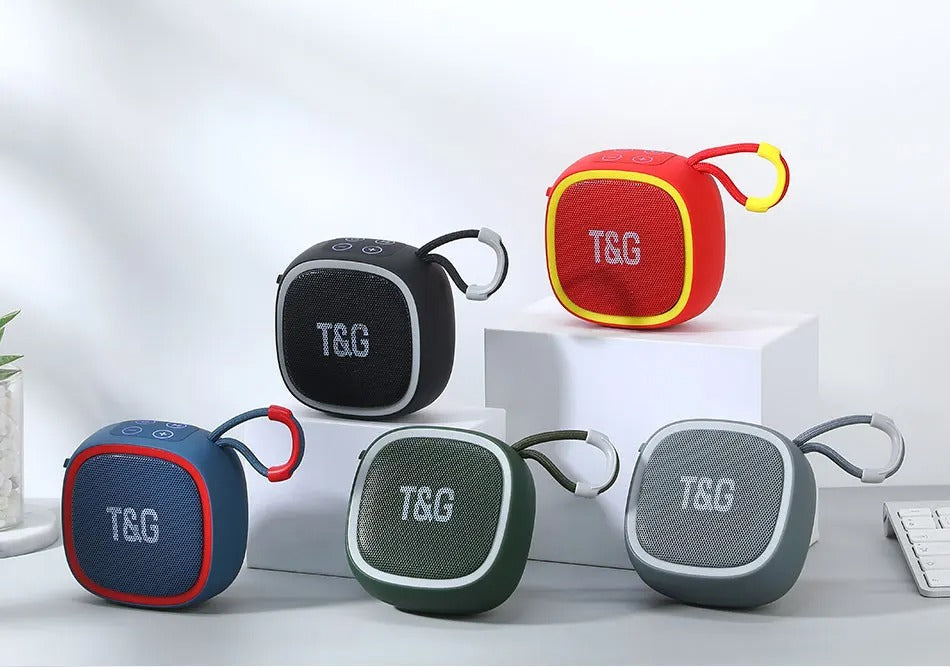 High Quality Mini Bluetooth Speaker for iPhone – Portable Wireless Outdoor Audio with Stereo Sound,TF Card & FM Radio Support