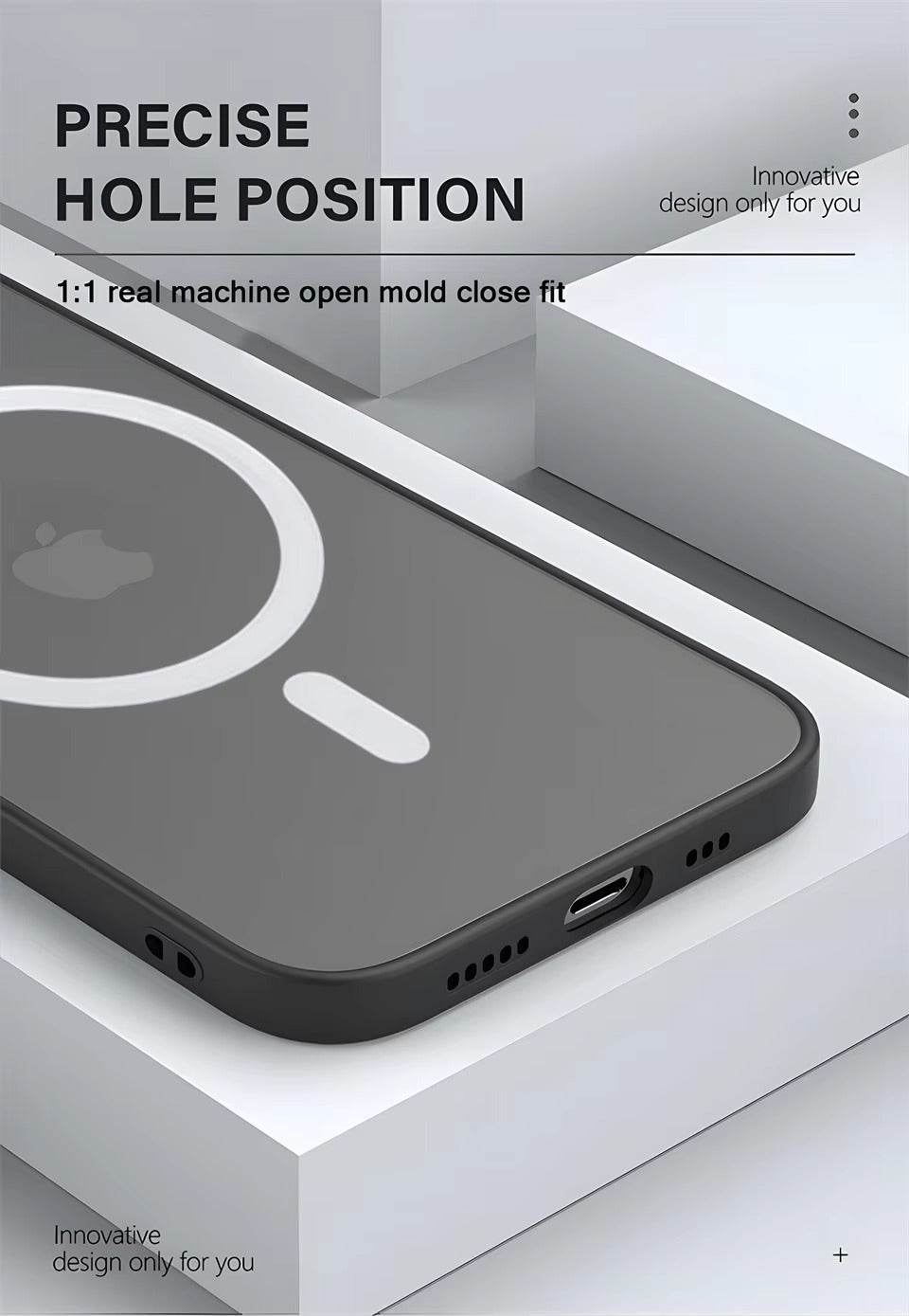 Luxury Apple iPhone Case Camera Lens & Screen Protection, Ultra Thin Shockproof Magnetic Full All Around Protection Cover