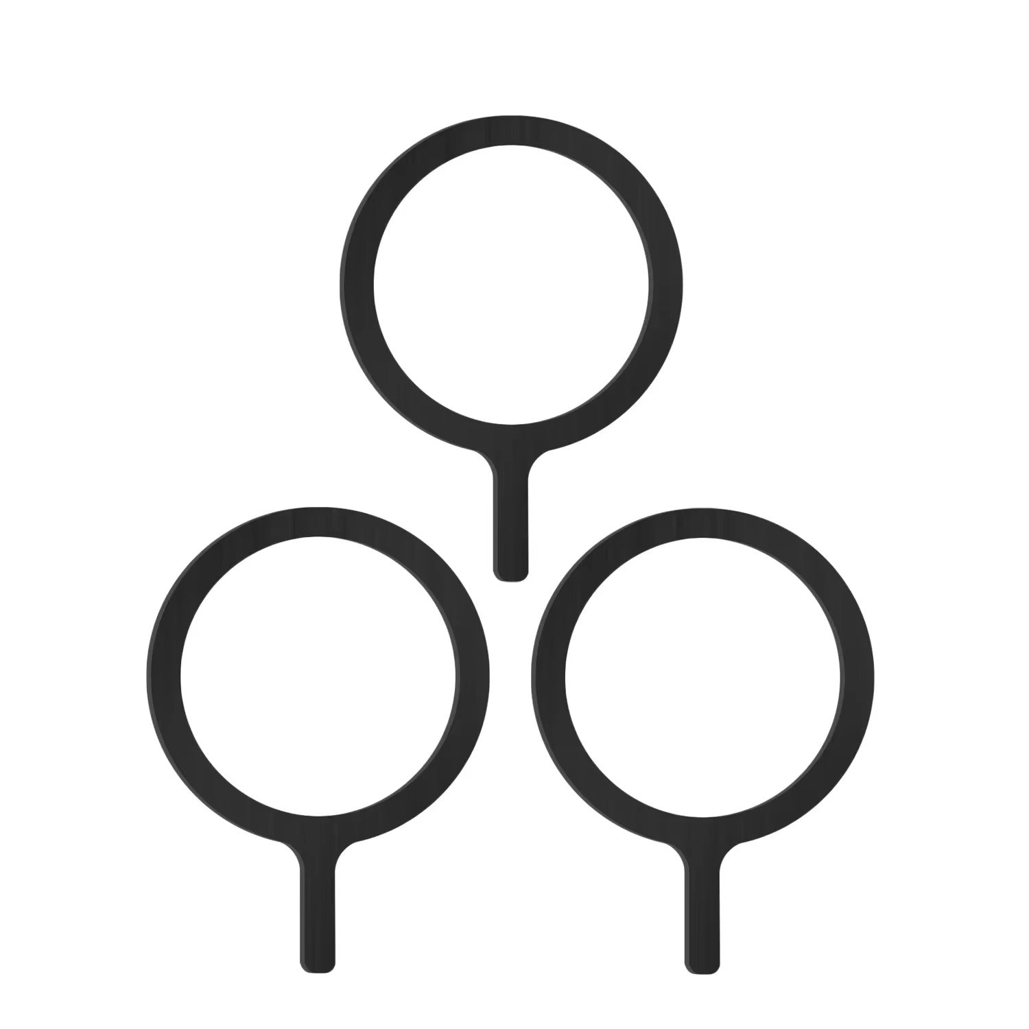 Universal Magnetic Ring Sticker for MagSafe Charger – Metal Alignment Plate for iPhone & Android, Wireless Charging Guide, Car Mount Support Plate