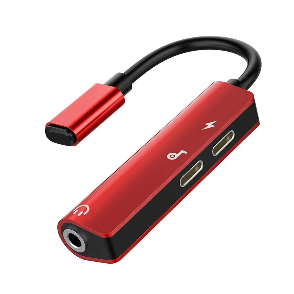 High Quality 3-in-1 Lightning to 3.5mm Audio Adapter for iPhone – AUX Jack, Charger Splitter, HiFi Sound, Fast Charging, Headphone Converter for iOS Devices