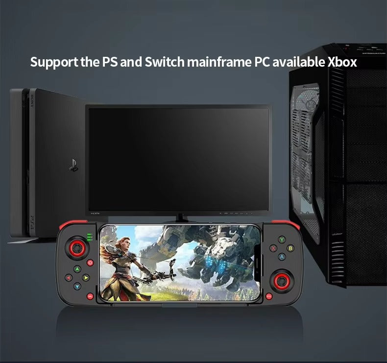 High Quality Wireless Game Controller for iPhone, Stretchable Bluetooth Gamepad, Direct-Connect Mobile Gaming Joystick