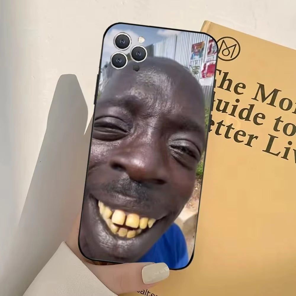 Premium Apple iPhone Case, MagSafe Compatible, Camera Lens and Screen Protection, Ultra Thin, Shockproof, Magnetic, Full All Around Protection, Funny Ugly Man Cover