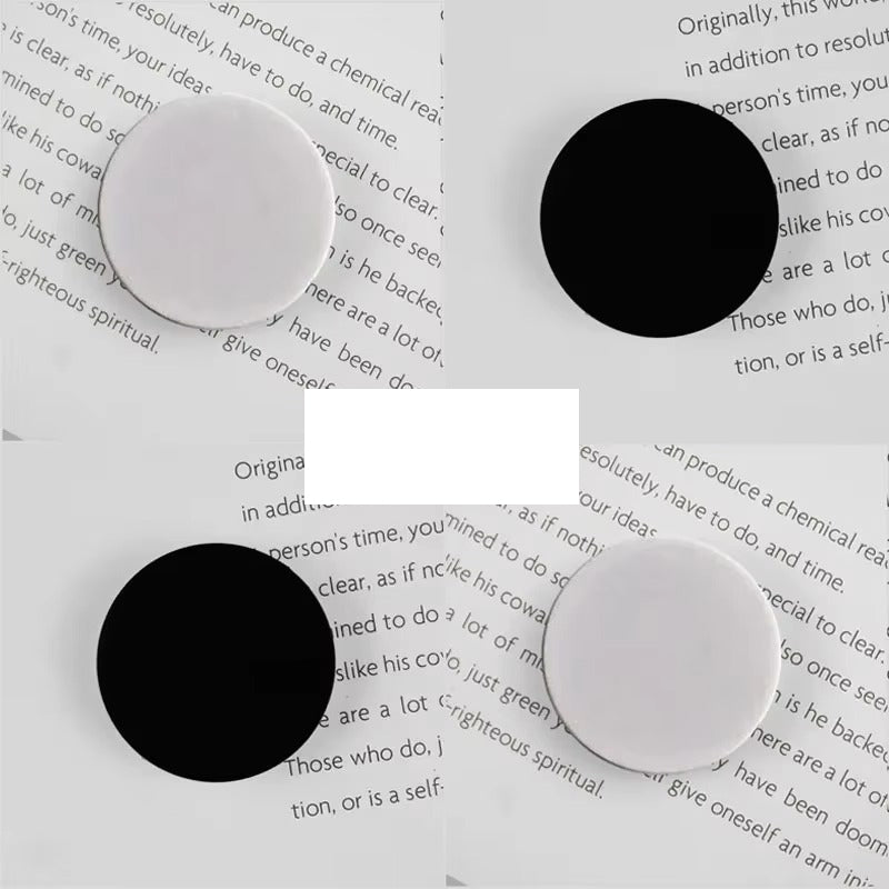 High Quality Foldable Finger Ring Phone Holder – 1/2/4Pcs Round Solid Color Grip Tok Stand, Anti-Slip Expandable Socket Mount for Smartphones & Tablets