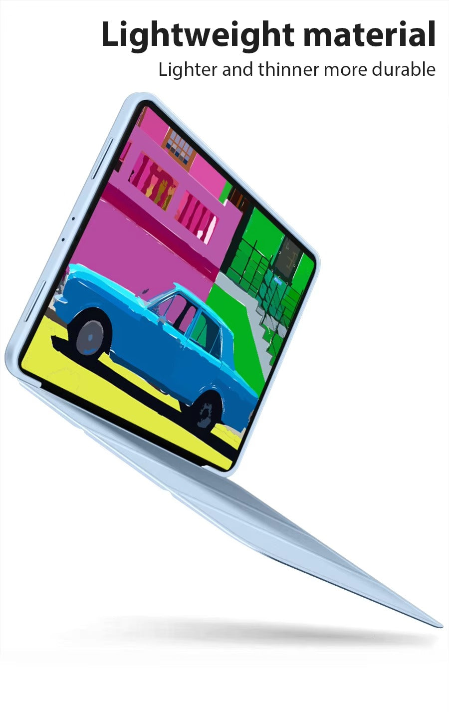 Premium Protective iPad Case – Slim, Magnetic Cover with Pencil Compatible with 10.2", 11", 12.9", 13" Tablets